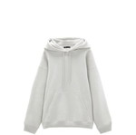 Zara oversized hoodie sweatshirt like new, white-beige, size L