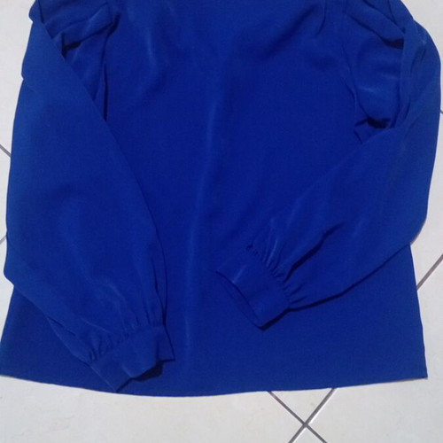 Blouse size L blue like new