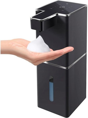 Excitat automatic foam soap dispenser new, sensor, 380 ml, black