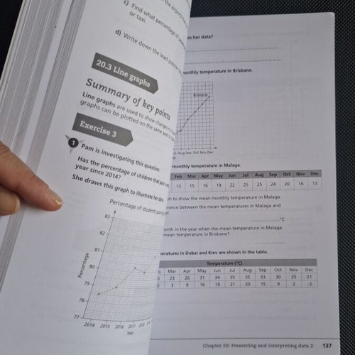 Collins Cambridge Lower Secondary Maths Workbook Stage 7