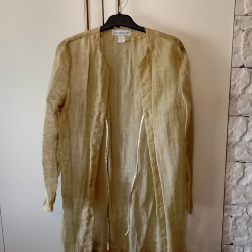 Summer jacket linen with gold thread like new, size S