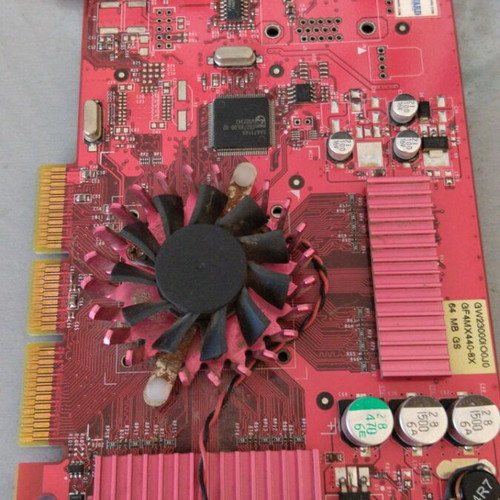 Gainward GeForce4 MX440-8X Golden Sample 64MB DDR graphics card used