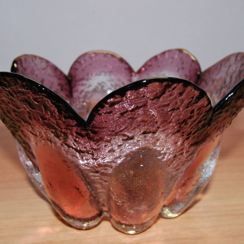 Fondue bowl used or fruit bowl