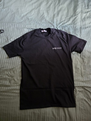 Alexander McQueen black T-shirt new, size L