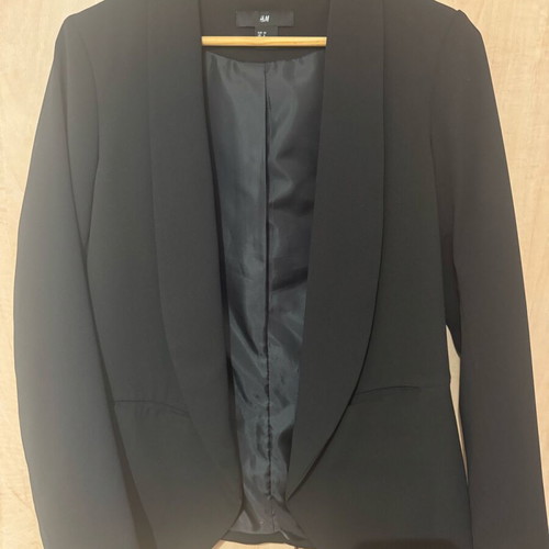 H&M women's black jacket like new, XS