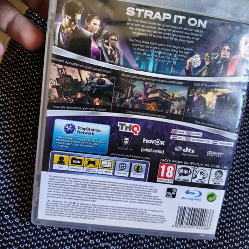 Saints Row PS3 game used