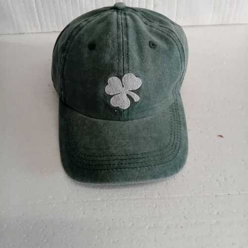 Panathinaikos green jockey cap new with embroidered clover