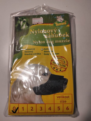 Tommi Nylon Φίμωτρο σκύλων μέγεθος 0 καινούργιο για Chihuahuas και Prague Ratters