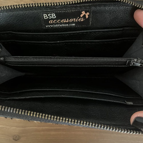 BSB Wallet like new, black and beige