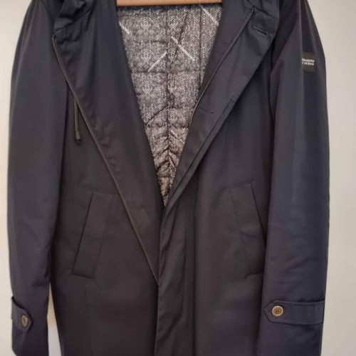 Alessandro Dell'Acqua trench coat like new, blue, size L