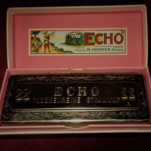 The Echo Harp harmonica German-made by Hofner new
