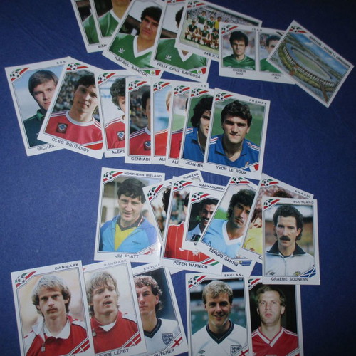 Panini Mexico 86 stickers used
