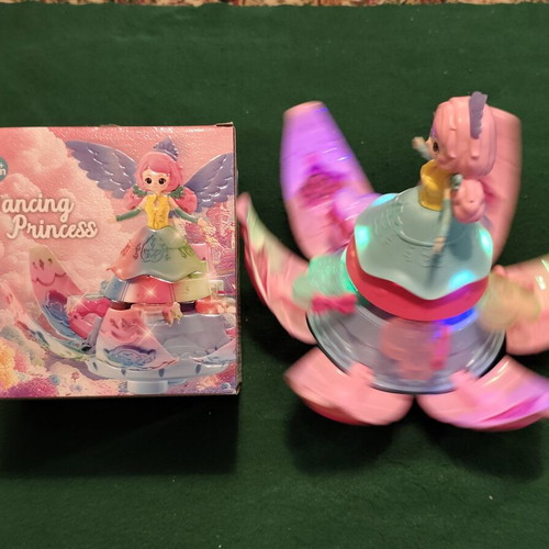 Dancing Princess interactive toy with LED lights and music