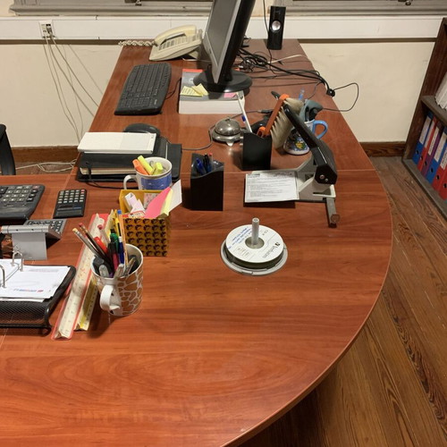 Neoset Executive Desk corner with drawer unit, like new, 2.60x2.00 m