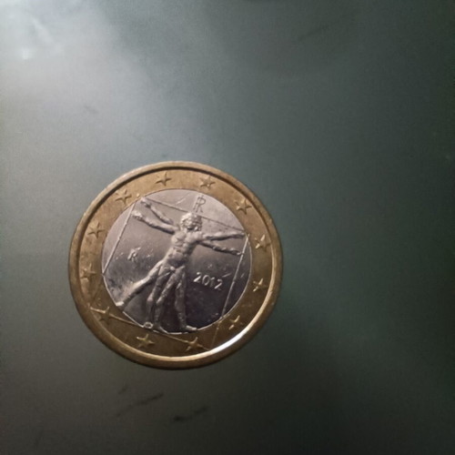 Italy 1 Euro coin 2012