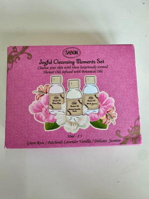 Sabon cleansing oils set new, 3 essential oils 50ml