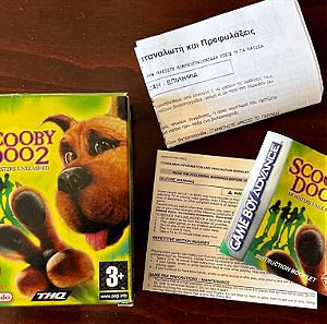 Scooby Doo Gameboy Advance Box Complete.