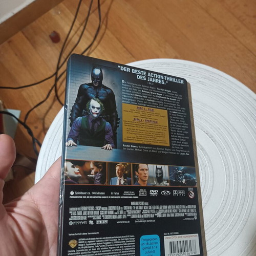 The Dark Knight 2-Disc Steelbook DVD used