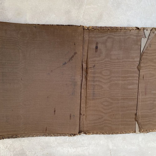 Vintage leather diary or document folder used