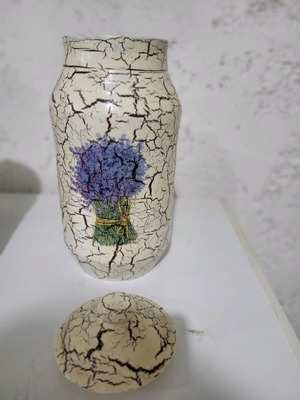 Decoupage vase new