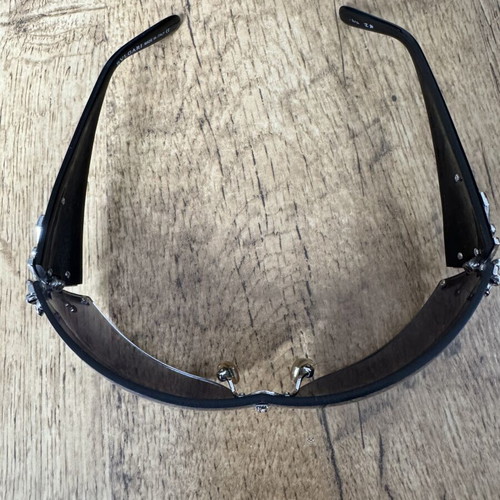 Bvlgari vintage designer sunglasses used with rhinestone detailing