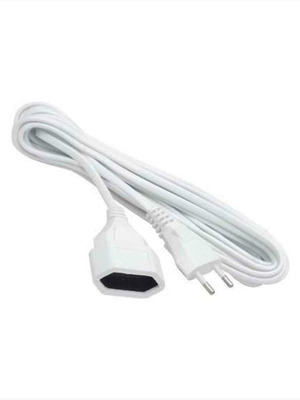 Extension Cable 5m 3 pieces white, 2x0.75mm², new