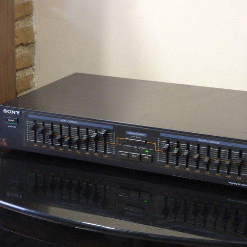 Sony SEQ-210 Stereo Graphic Equalizer used, vintage Hi-Fi