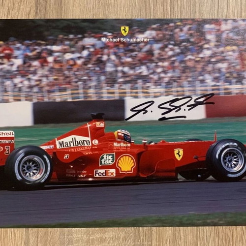Αυτόγραφο Michael Schumacher καινούργιο με πιστοποιητικό γνησιότητας