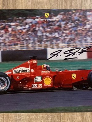 Αυτόγραφο Michael Schumacher καινούργιο με πιστοποιητικό γνησιότητας