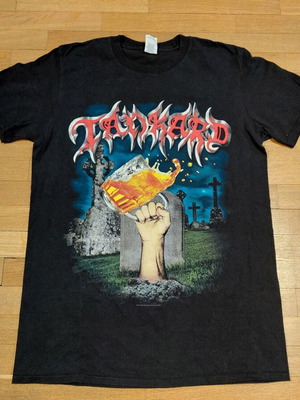 Tankard Die With A Beer Shirt size M Gildan like new