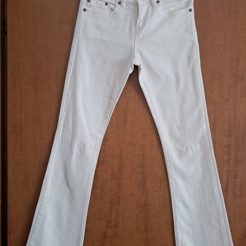 BSB white jeans like new, size 26, bootcut