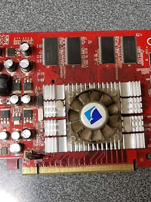 Ati 6600 PCI-E 256Mb graphics card used with VGA, TV-out, DVI outputs