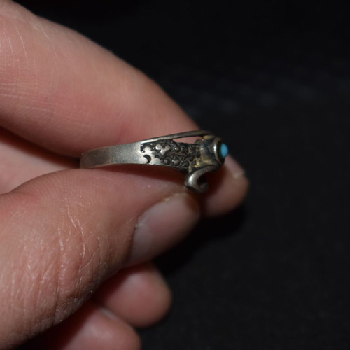Vintage silver ring used
