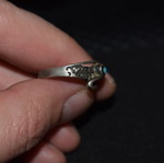Vintage silver ring used