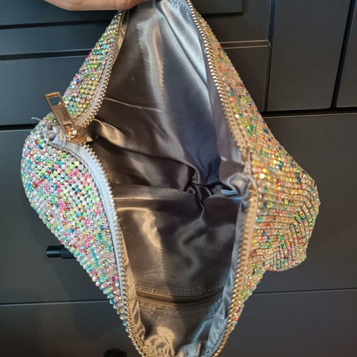 Achilleas Accessories evening clutch bag used with rhinestones