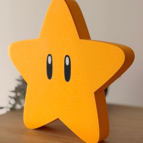 3D Printed Super Mario Star Stand & Storage Box made to order