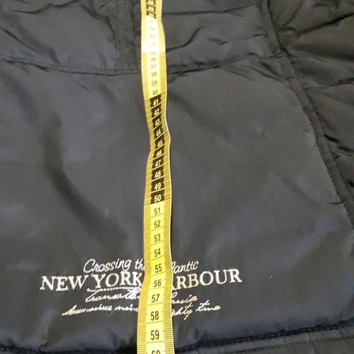 Insulated jacket used with detachable hood, blue, size 146 cm