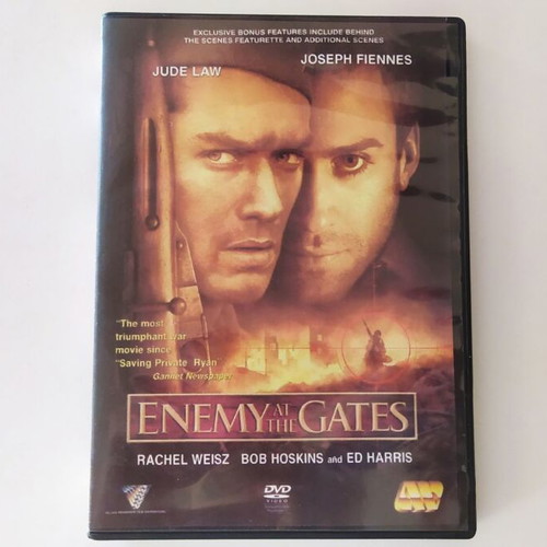 Enemy at the Gates DVD like new, action with subtitles