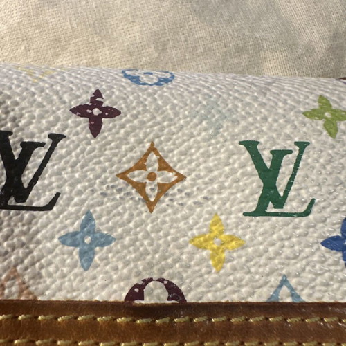 Louis Vuitton Limited Edition Murakami Multicolor Mini Wallet like new