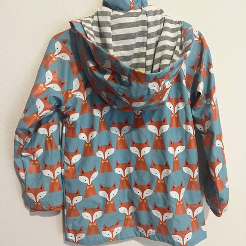 Light jacket Beauty and the Bib with fox print like new