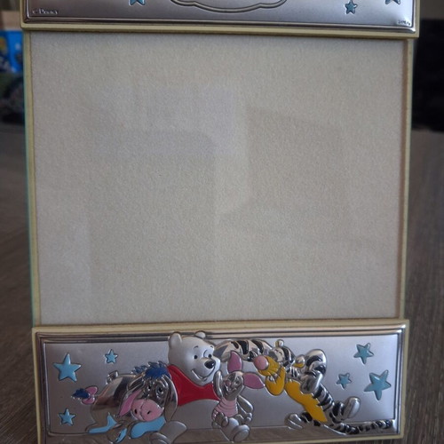Disney children's photo frame silver like new