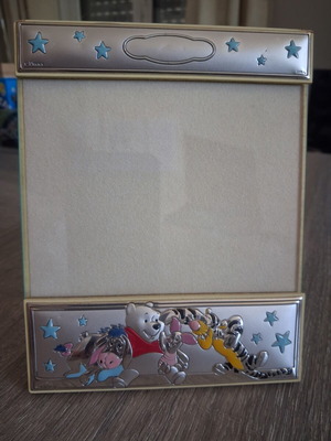 Disney children's photo frame silver like new
