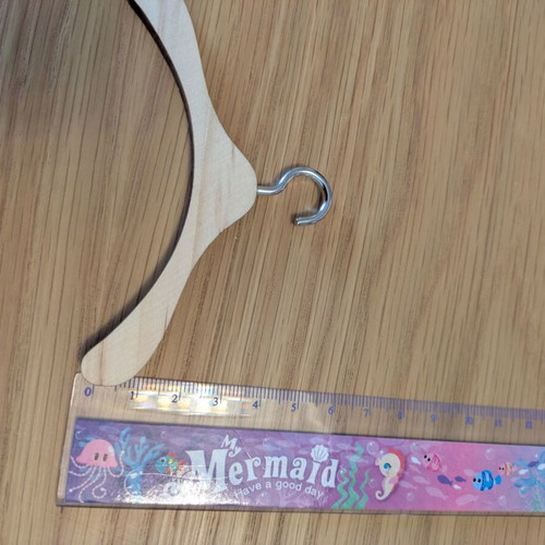 Wooden doll hangers pack of 12 new