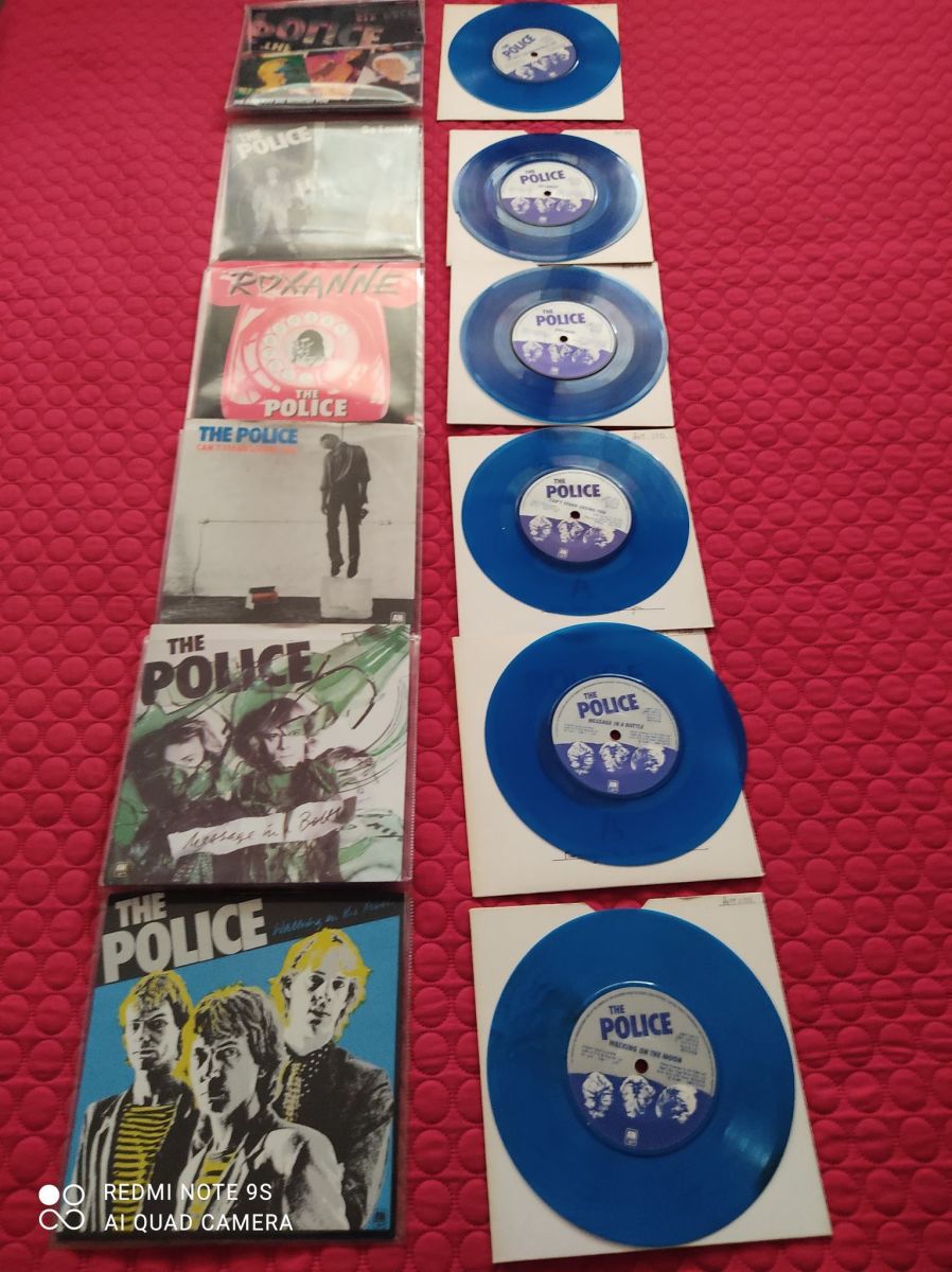The Police Six Pack used, 6 blue 7''… - € 100,00 - Vendora.cy