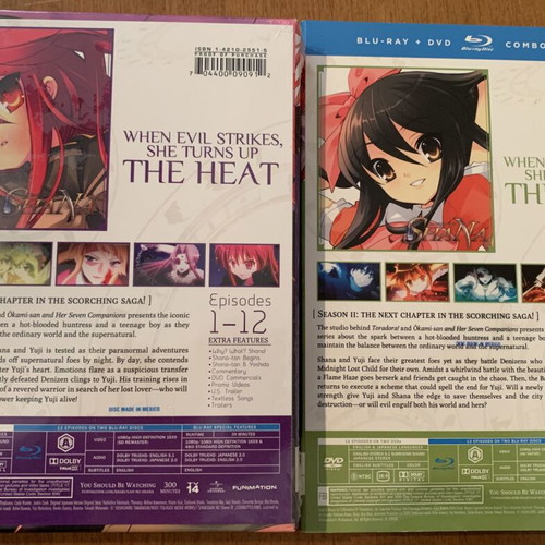 Shakugan no Shanna Season 1-3 Box Set Blu-Ray+DVD new, anime manga