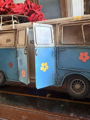 Retro Metal Photo Frame Hippie Van VW Bus MCA Home Collection like new