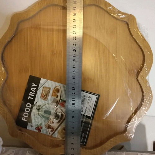 Kitchen spice set like new with ceramic jars and bamboo wooden tray