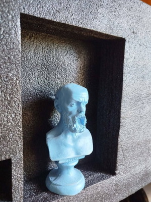 Socrates Philosopher Plaster Statue 15 cm Height Solid New