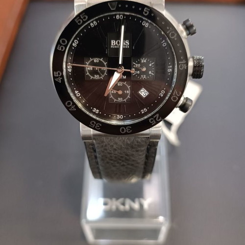 Hugo Boss Ανδρικό Ρολόι Chronograph Μαύρο Καινούργιο