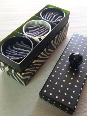 Scented candles in S&P case